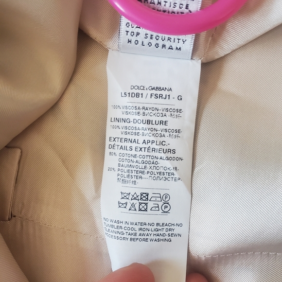 Dolce and Gabbana Hyacinth dress with crochet trim. - Picture 7 of 8